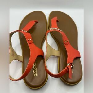 Orange Michael Kors Sandals